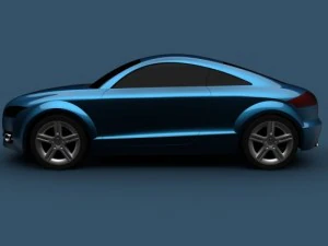 audi tt 2007 3D Model