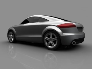audi tt 2007 3D 模型