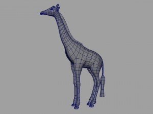 giraffe 3D 모델