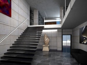 foyer interior scene 3D Model