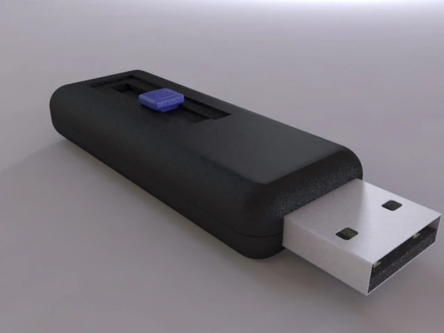 usb flash 3D Model .c4d .max .obj .3ds .fbx .stl .blend