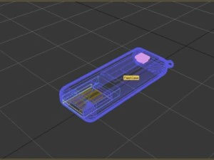 usb flash 3D Model