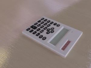 calculator 3D-Modell