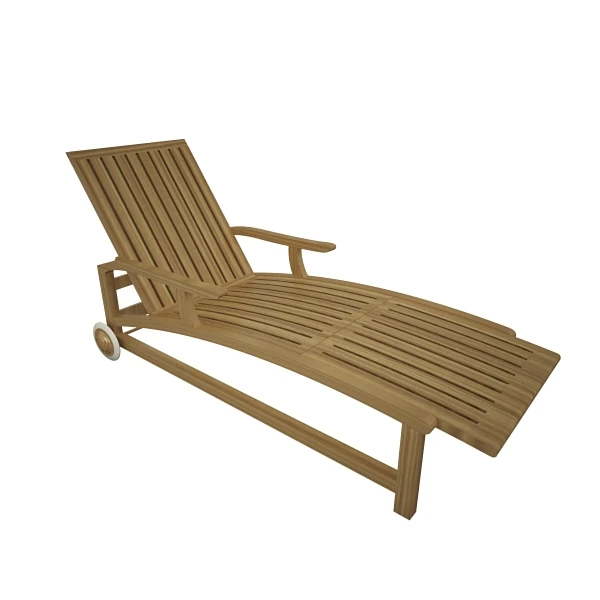 deck chair 3D Model .c4d .max .obj .3ds .fbx .stl .blend 