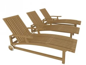 deck chair 3D Model
