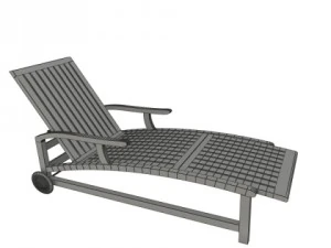 deck chair 3D Model