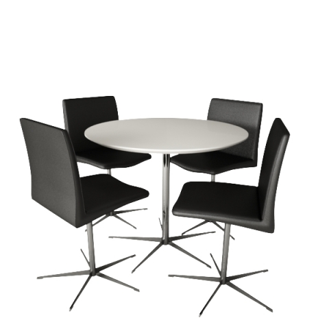 dinner table 3D Model .c4d .max .obj .3ds .fbx .stl .blend 