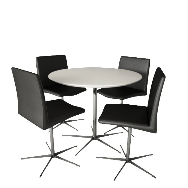 обеденный стол 3D Модель .c4d .max .obj .3ds .fbx .stl .blend 