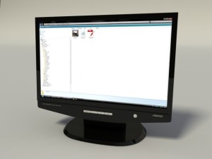 monitor pack 2 tft 3D Модель