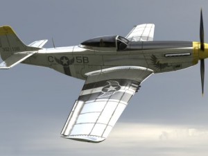 p51d fighter 3D मॉडल