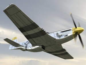 p51d fighter 3D मॉडल