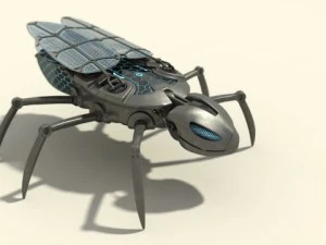 Roboter fliegen 3D Modell