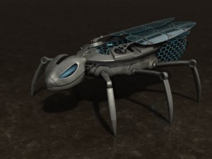 robot fly Model 3D