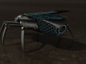robot fly Model 3D