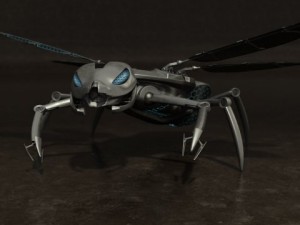 robot fly Model 3D