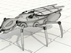 robot fly Model 3D