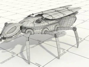 robot fly 3D Model