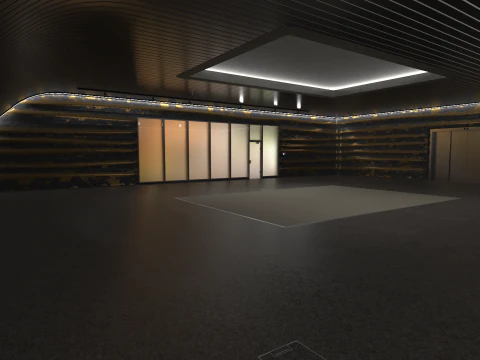 शोरूम 3D मॉडल