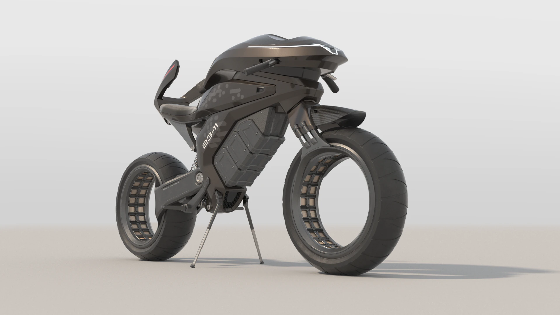 Motorcycle 3D Model .c4d .max .obj .3ds .fbx .stl .blend 