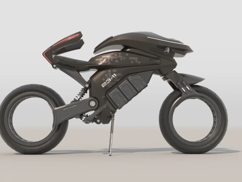 Motorcycle 3D Model