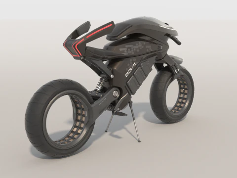 Motorcycle 3D Model