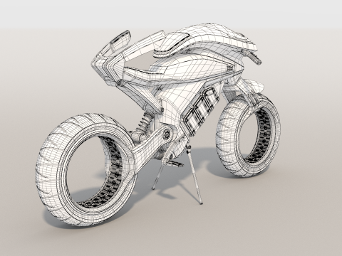 Motorcycle 3Dモデル