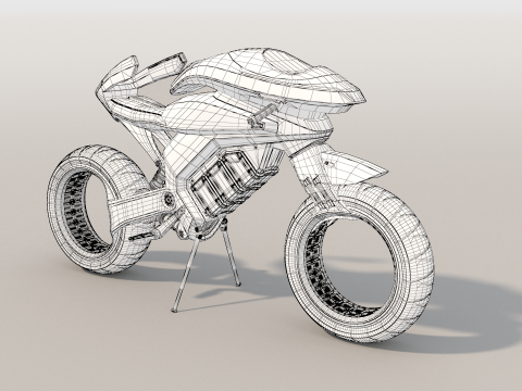 Motorcycle 3Dモデル