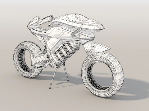 Motorcycle 3D Model