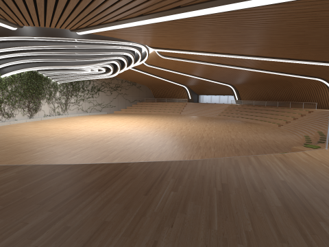 Forum Hall Modèle 3D