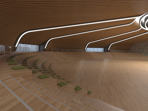 Forum Hall 3D Model