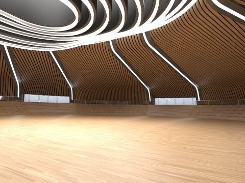 Forum Hall 3D Model