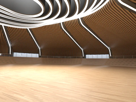 Forum Hall 3D Model