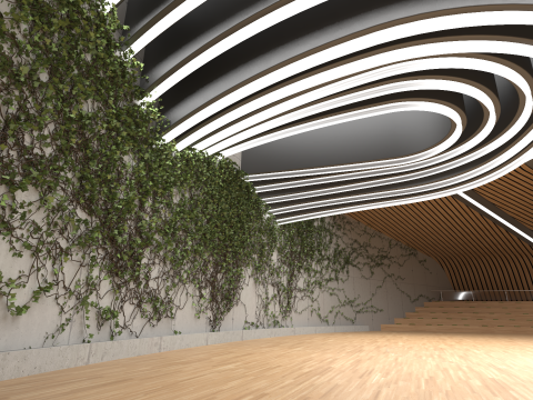 Forum Hall 3D Model
