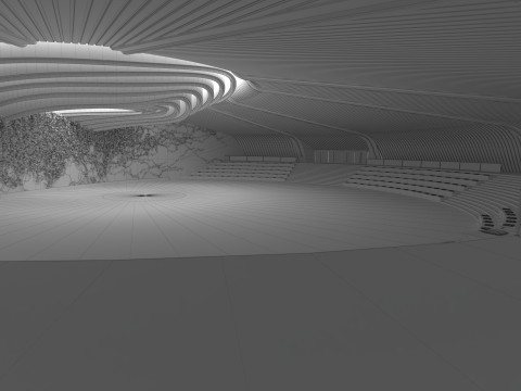 Forum Hall 3D Model