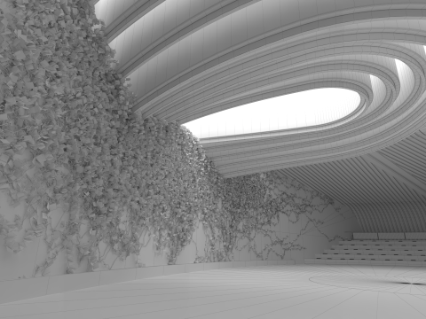 Forum Hall 3D Model