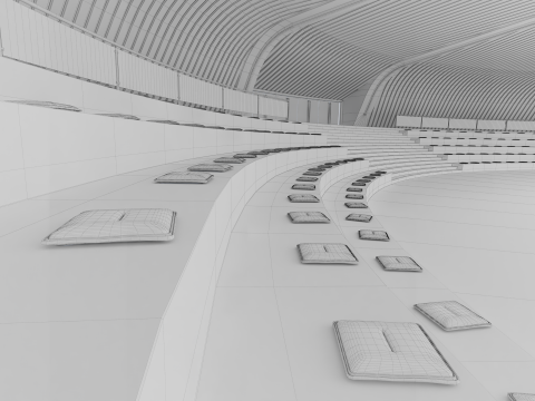 Forum Hall 3D Model