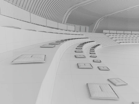 Forum Hall 3D Model