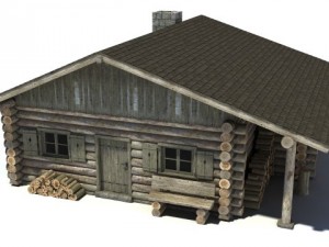 Log cabin 3Dモデル