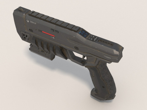 Blaster Modelo 3D