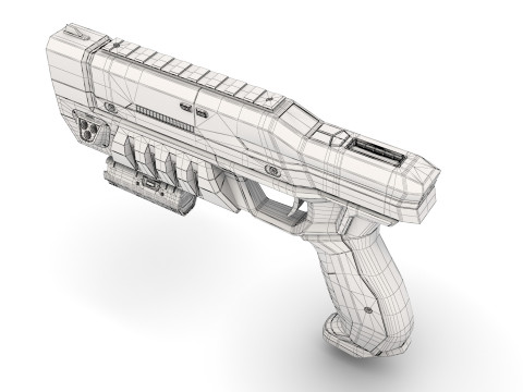 Blaster Modelo 3D