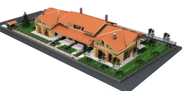 house chalet Model 3D .c4d .max .obj .3ds .fbx .stl .blend 