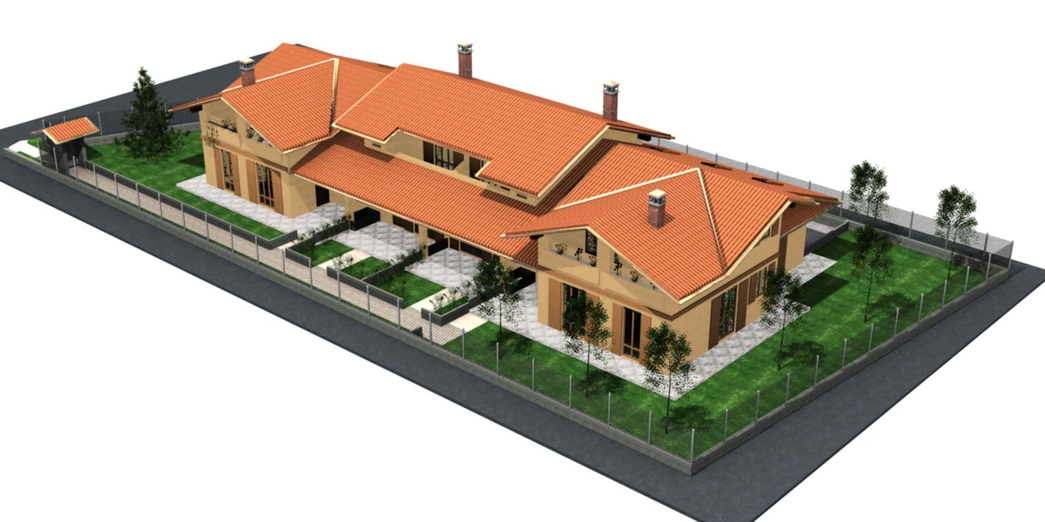 house chalet 3D Model .c4d .max .obj .3ds .fbx .stl .blend 