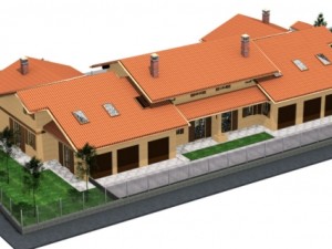 house chalet Model 3D
