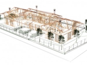 house chalet Model 3D