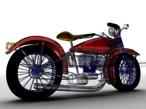 motocycle 3D 模型
