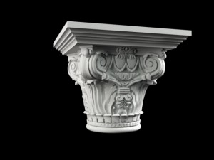 corinthian capital 3D Model