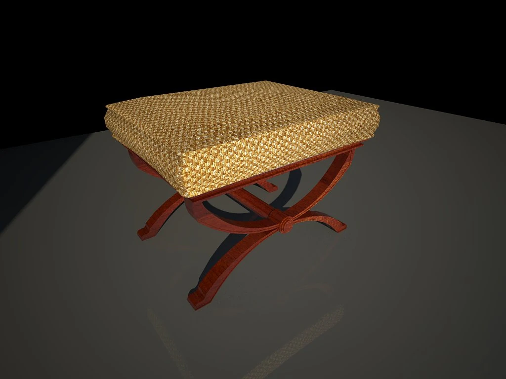 bench 3D Model .c4d .max .obj .3ds .fbx .stl .blend