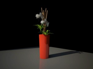 flower vase 1 3D-Modell