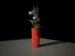 çiçek vazosu 1 3D Model