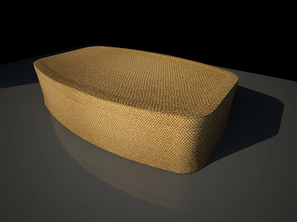 ottoman 1 3D Model .c4d .max .obj .3ds .fbx .stl .blend